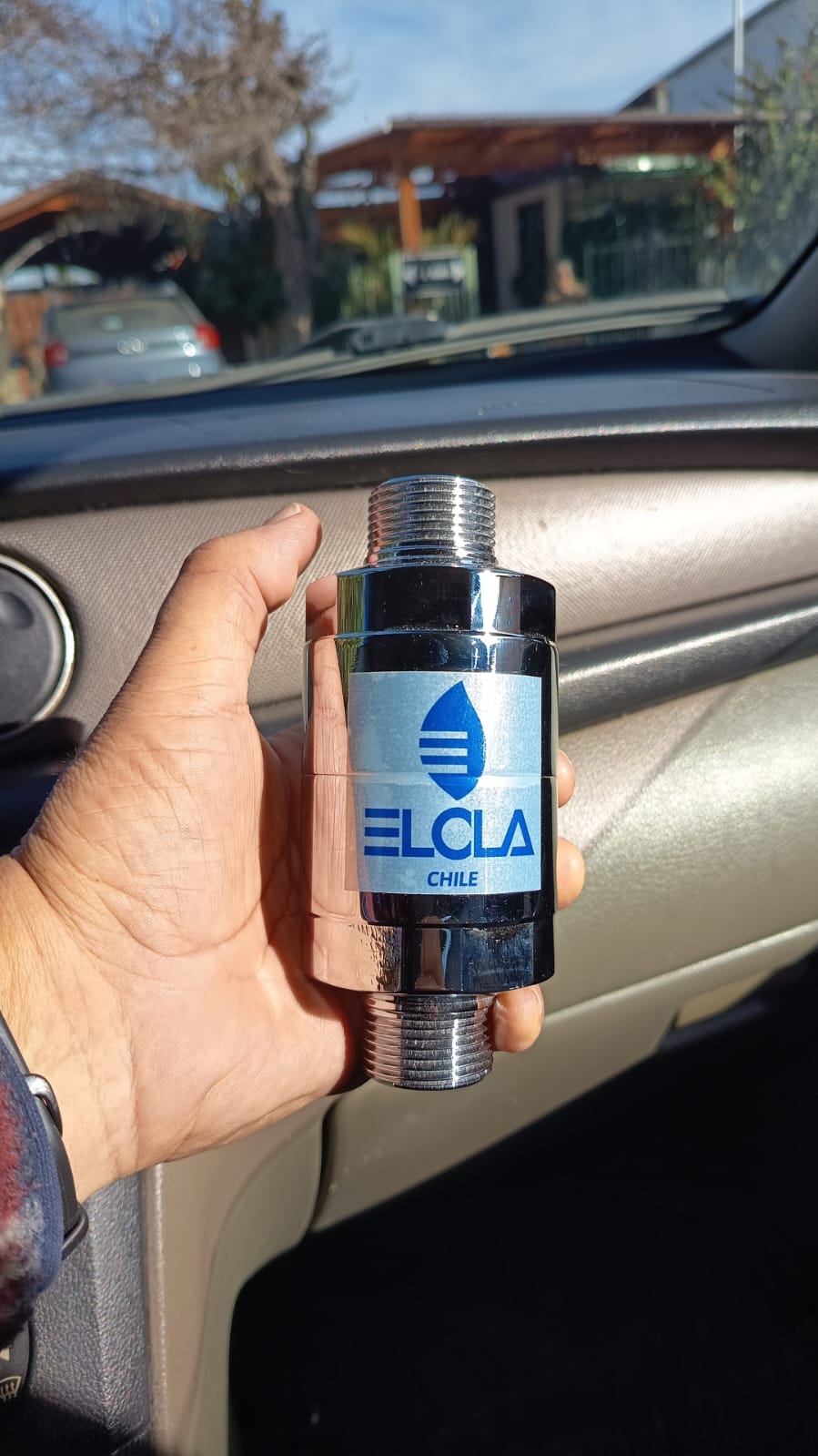 Detalle de instalación de descalcificador magnético